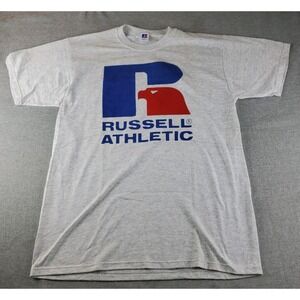 Vintage RUSSELL ATHLETIC T Shirt Men Extra Large Logo Spell Out 90s USA Lot Of 3
